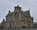 * Nomination Town Hall in Lerwick seen from NW --Virtual-Pano 07:00, 8 September 2023 (UTC) * Promotion  Support Good quality. --Mike1979 Russia 08:57, 8 September 2023 (UTC)  Comment. Beautiful building, very sharp photo, but unfavorable light. Was a severe thunderstorm approaching on July 27, 2019 at 1:44 p.m. or is the image simply underexposed? -- Spurzem 20:42, 8 September 2023 (UTC)