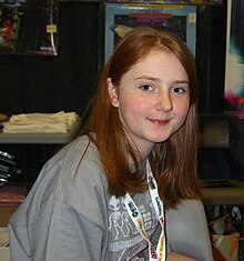 Young Amy, whom the Doctor first meets, was played by Caitlin Blackwood, Karen Gillan's real-life cousin. 10.13.12CaitlinBlackwoodByLuigiNovi1.jpg