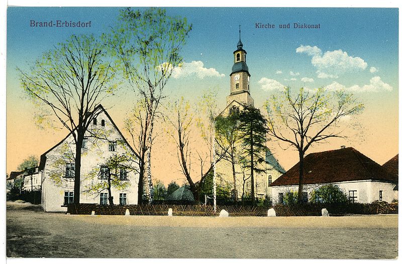 File:15744-Brand-Erbisdorf-1913-Kirche und Diakonat-Brück & Sohn Kunstverlag.jpg