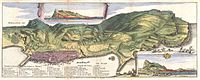French Map of Gibraltar, 1720
