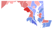 File:1966 Maryland gubernatorial election results map by county.svg