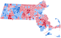 1988 United States presidential election in Masssachusetts by Municipality