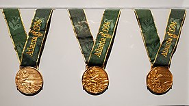 1996 Summer Olympics medals, Atlanta History Center.jpg
