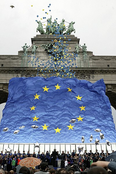 Az Európa-nap ünneplése Brüsszelben 2006. május 9-én.