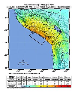 2001 2001 southern Peru earthquake intesity map.jpg
