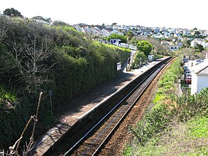 2009 an der Carbis Bay Station - platform.jpg