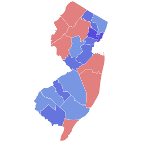 2012 United States Senate election in New Jersey results map by county.svg