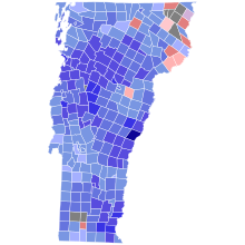 2020 United States House of Representatives Election in Vermont results map by municipality.svg