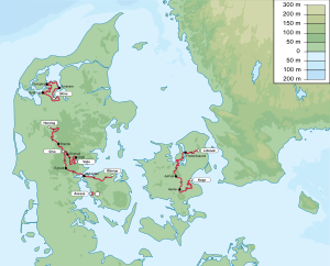 2022 Tour of Denmark map.svg