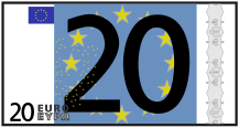 File:20 Euro Banknote - Simple Worksheet Design.svg