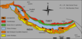 Tektonische Einheiten des Himalayas mit dem Main Frontal Thrust und dem Main Himalayan Thrust