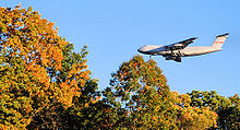 The trademark foliage of New England appears to surround a Patriot Wing C-5 preparing to land at Westover. 439thog-c5s-westover-2.jpg