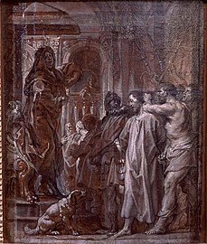 Le Christ devant Caïphe, par Abraham van Diepenbeeck