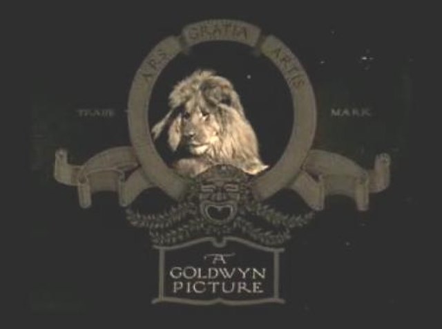 Studio's 1917 opening logo, featuring a lion