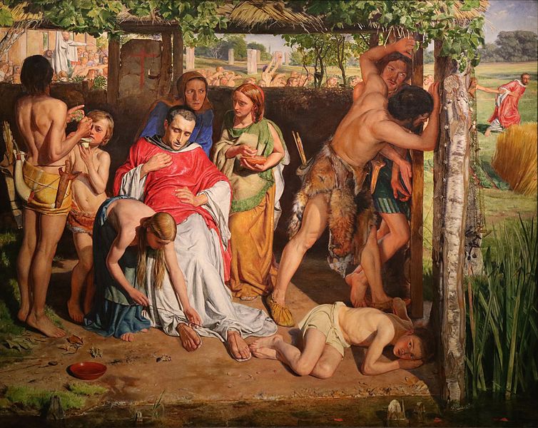 File:A converted British Family sheltering a Christian Missionary from the Persecution of the Druids.jpg