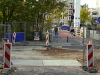 A photo of road works in Amsterdam city, free download; renewal of road surface, bike path and sidewalk, near Pelikaanbrug. Fons Heijnsbroek, street photography of The Netherlands 2018 in high resolution; free image CC0