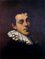 Portrait of Joseph Heintz 1585. oil on canvas medium QS:P186,Q296955;P186,Q12321255,P518,Q861259 . 57 × 44 cm (22.4 × 17.3 in).