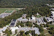 Aerial of Butler University campus Aerial view of the Butler University campus in Indianapolis, Indiana.jpg