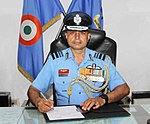 Air Marshal Manavendra Singh took over as AOC-in-C of Southern Air Command (cropped).jpg