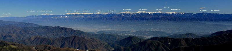 File:Akaishi Mountains and Ina Valley from Mount Ena 2010-12-12.JPG