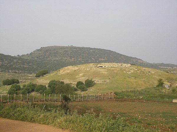 The hill where ancient Yodfat stood