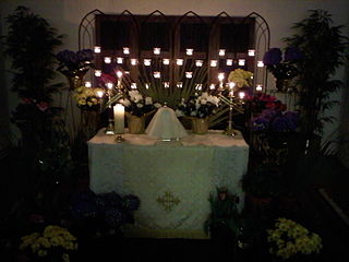 <span class="mw-page-title-main">Altar of repose</span> Temporary altar for the eucharist to be used on Good Friday