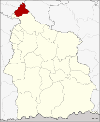 District de Sila Lat - Carte