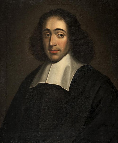 Anonymous portrait of the Dutch philosopher Baruch Spinoza. He was of Portuguese-Jewish origin.