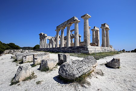 Temple of Athena Aphaea in Aegina Creator: Vassilios Alexopoulos