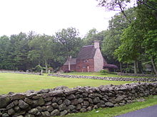 Armand Lamontagne's stone ender farm in Scituate, Rhode Island