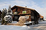 Farmhouse, semi-detached house with business part