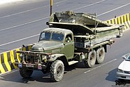 Bangladesh Army Jiefang CA-30 truck (Type-79 bridge carrier). (32470198182).jpg