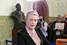 Berit Reiss-Andersen, current chair of the Committee since 2017 Berit Reiss-Andersen, chairwoman of the Norwegian Nobel Committee.jpg