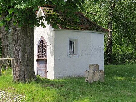 Bibertal, GZ Ettlishofen nördl OR Feldkapelle v N m Steinkreuz