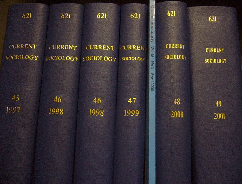 File:Bindings Current Sociology Descartes CNRS Library.JPG