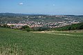 English: View of Blanzat, Cébazat and Châteaugay from col de Bancillon (elevation: 549 m or 1,801 ft) [9069] Français : Vue de Blanzat, Cébézat et Châteaugay depuis le col de Bancillon (altitude : 549 m) [9069]