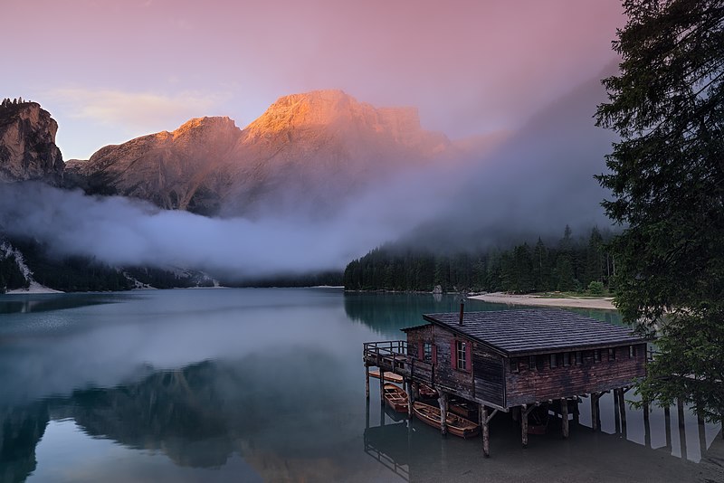 File:Braies Sunrise.jpg