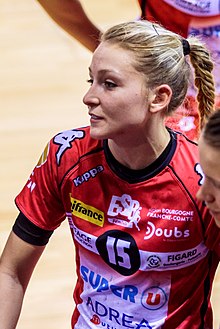 Brest Bretagne Handball match 16 novembre 2016 Amanda Kolczynski.jpg