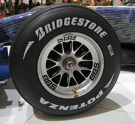 Bridgestone Potenza F1 front tyre