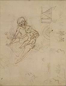 Leonardo da Vinci, Optical studies for the Virgin and Child (c. 1478–1480), British Museum