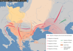 Миниатюра для Файл:Bulgarians and Slavs VI-VII century.png