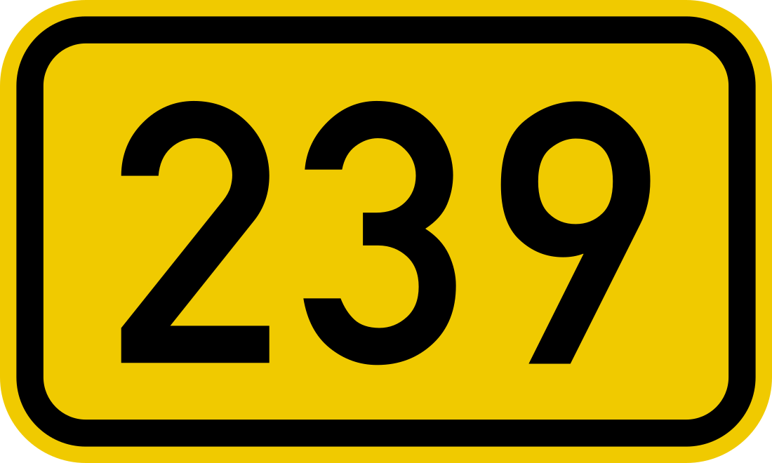 File:Bundesstraße 239 number.svg