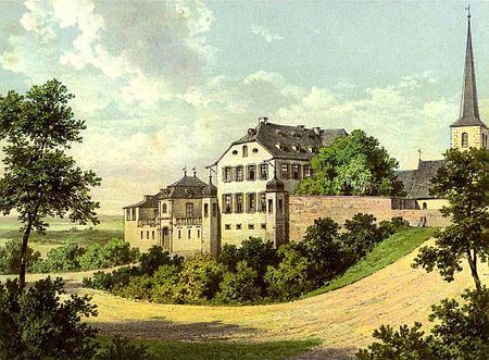Burg Hemmerich Lithografie