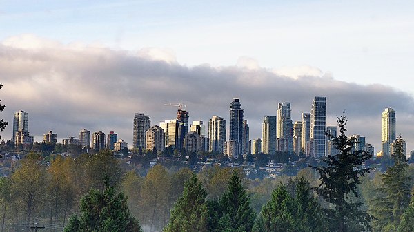 Image: Burnaby Metrotown skyline