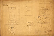 Plans for the conversion to automatic operation, 1920 Burnett Heads Light, conversion to automatic plans, 1920.jpg