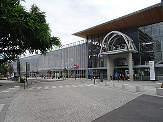 <span class="mw-page-title-main">Chambéry-Challes-les-Eaux station</span> Railway station in Chambéry, France