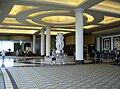 New hotel front lobby, July 2008