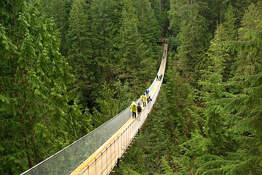 Capilano suspension bridge -a