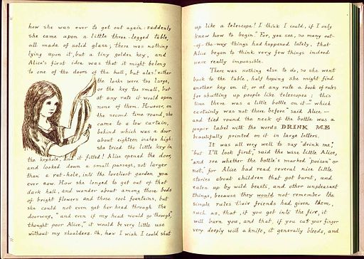 Original Manuscript of Alice in Wonderland