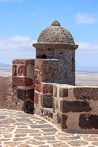 Castillo de Santa Bárbara y San Hermenegildo View on Teguise Lanzarote